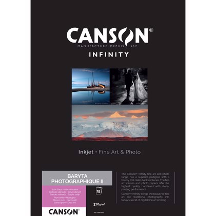 Canson Baryta Photographique II 310 g/m² - A2, 25 ark