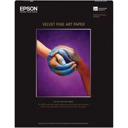 Epson Velvet Fine Art Paper 260 g/m2, A2 - 25 ark | C13S042096