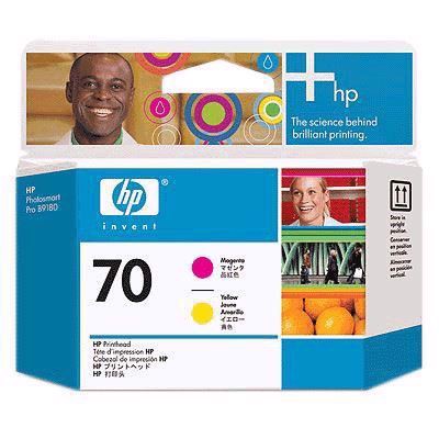 HP 70 - Magenta och gula skrivhuvuden