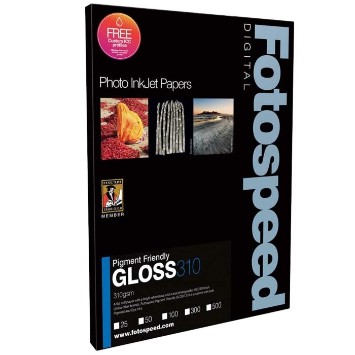 Fotospeed PF Gloss 310 g/m² - A3, 100 ark