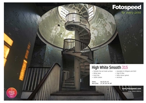 Fotospeed High White Smooth 315 g/m² - A3, 25 ark