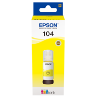 Epson T104 Yellow EcoTank blækflaske