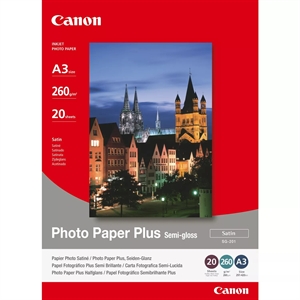 Canon SG-201 Photo Plus Semi-gloss 260g/m² - A3, 20 ark