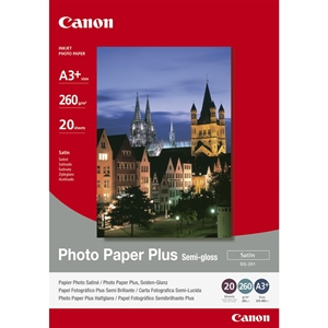 Canon Photo Plus Semi-Gloss 260g/m² - A3+, 20 ark