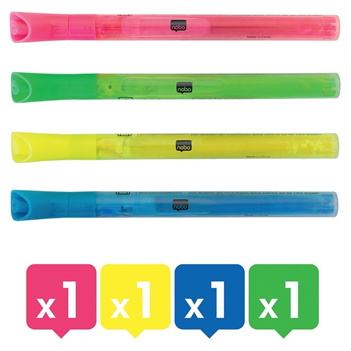 Nobo WB Marker neon rund 2mm rumpa (4)