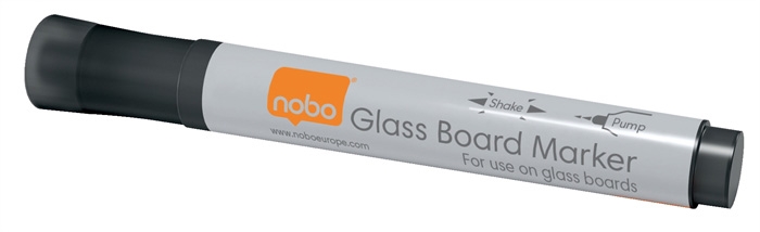 Nobo WB Marker t/glasskiva rund 3mm svart (4)