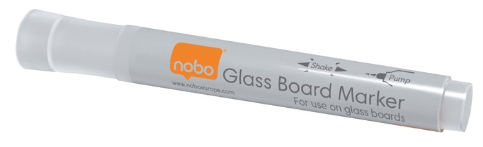 Nobo WB Marker t/glasskiva rund 3mm vit (4)