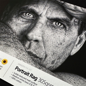 Permajet Portrait Rag 305 g/m² - 17" x 15 meter