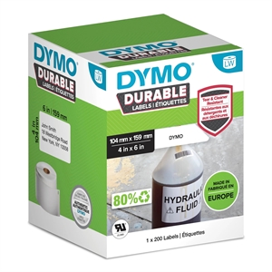 Dymo LabelWriter Slitstark extra stor fraktetikett 104mmx159mm
