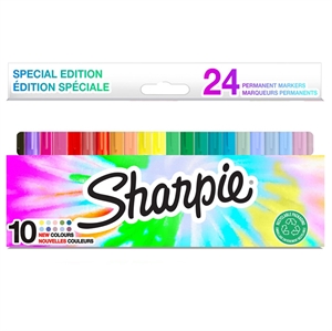 Sharpie Marker Fine 1,0 mm rövblisterset (24)