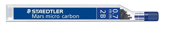 Staedtler Pins Mars Micro 0,7 mm 2B (12 pins)