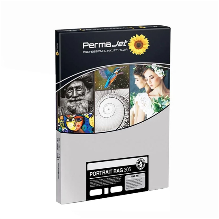 Permajet Portrait Rag 305 g/m² - 44" x 15 meter