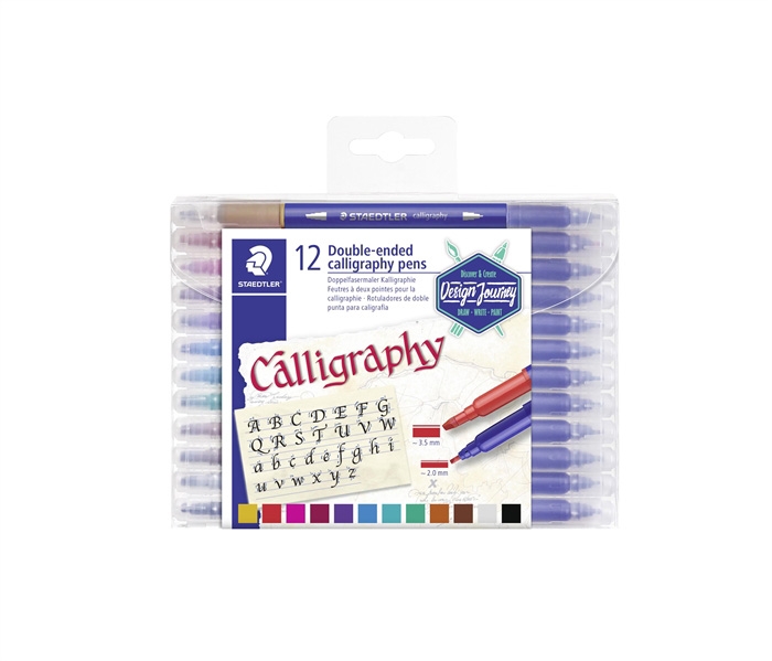 Staedtler Calligraphy penna Duo 2.0+3.5 ass (12)