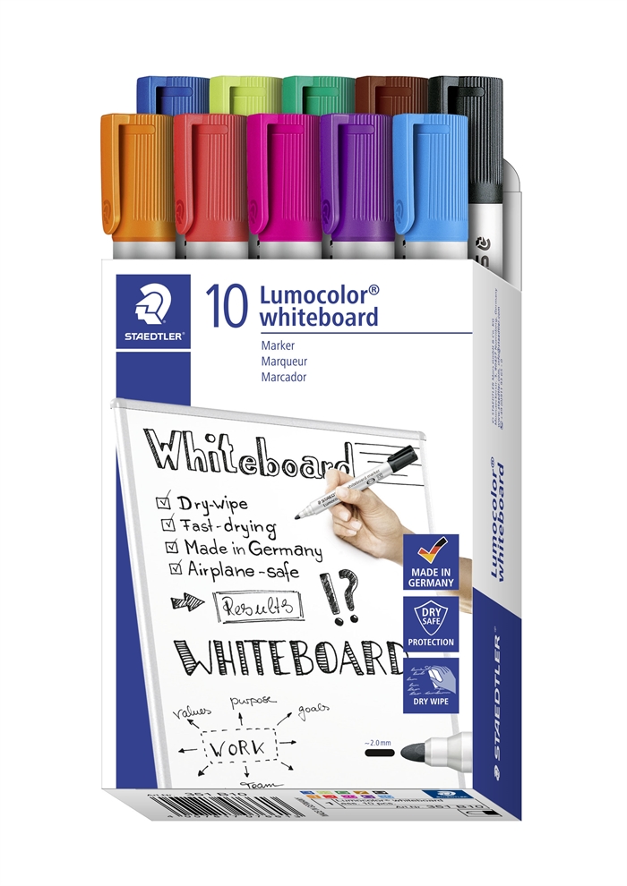 Staedtler WB Marker Lumocolor rund 2 mm rumpa (10)