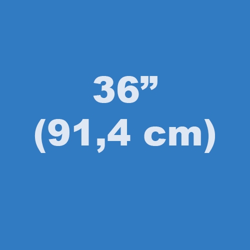 36 tum (91,4 cm) plottarpapper