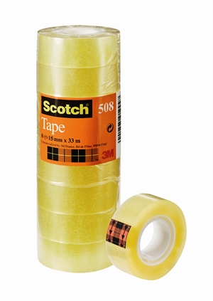 3M Tape Scotch 508 15mmx33m torn klar (10)