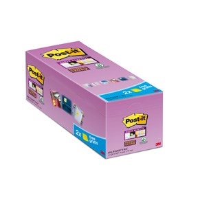3M Post-it SS-Notes 76x76 V-pack gul (16)