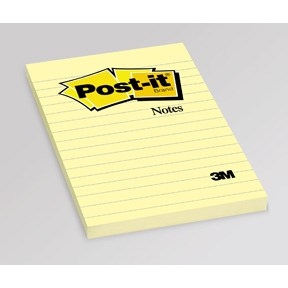 3M Post-it Notes 102x152 lin. gul
