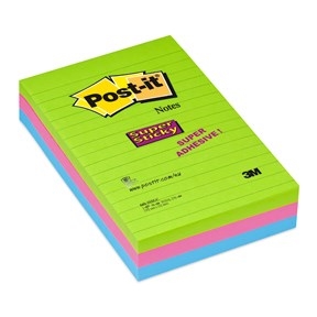 3M Post-it SS-Notes 102x152 lin. assistent neon (3)