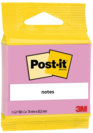 3M Post-it rosa 63,5x76 100sh