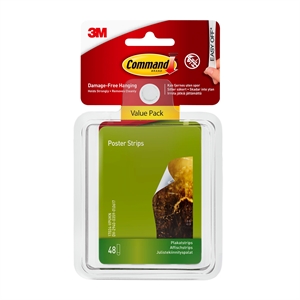 3M Command Poster Strips Value Pack 17024-VP