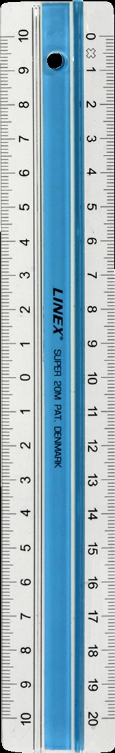 Linex superlinjal 20cm S20MM blå