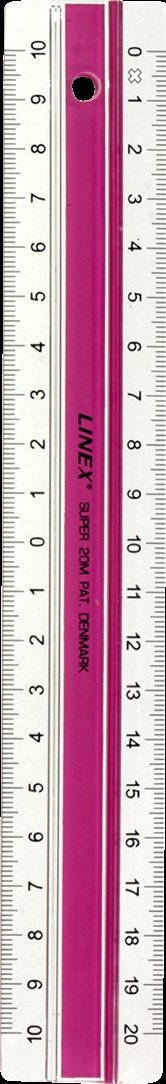 Linex superlinjal 20cm S20MM rosa