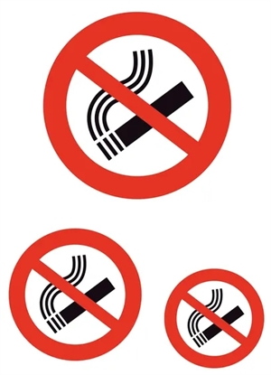 HERMA -märket "Rökning förbjudet" rökförbud (3)