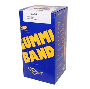 Siam Gummiband nr 32 75x3,0mm (500g)