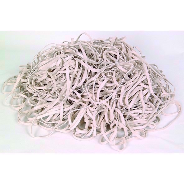 Siam gummiband 140x10,0 mm vit (1000g)