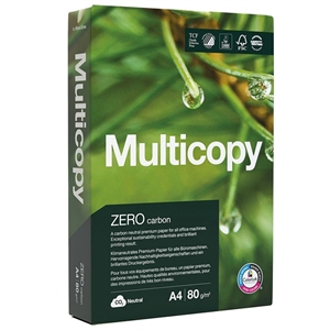 A4 MultiCopy Zero 80 g/m² - 500 ark paket