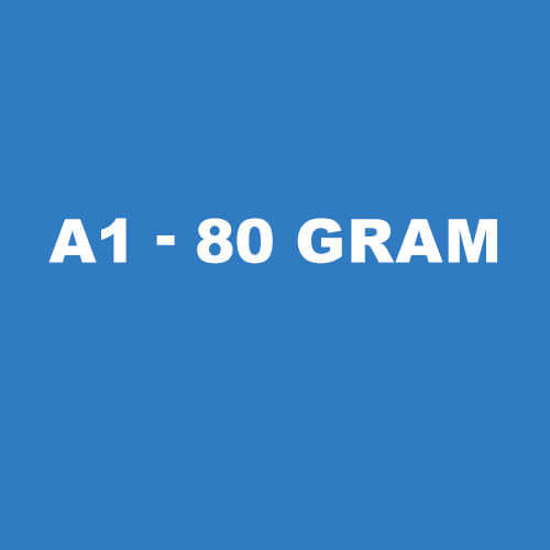 A1 plotterpapper 80 gram - 594 mm brett
