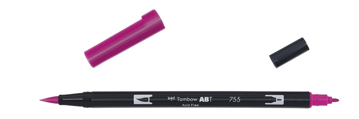 Tombow Marker ABT Dual Brush 755 red