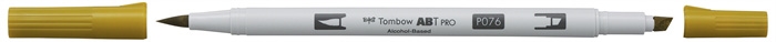 Tombow Marker alkohol ABT PRO Dual Brush 076 green ockra
