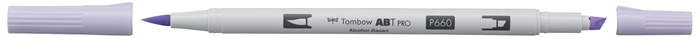 Tombow Marker alkohol ABT PRO Dual Brush 660 lavendelrouge