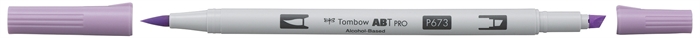 Tombow Marker alkohol ABT PRO Dual Brush 673 orkidé