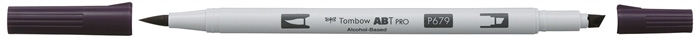 Tombow Marker alkohol ABT PRO Dual Brush 679 mörkt plommon
