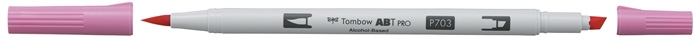 Tombow Marker alkohol ABT PRO Dual Brush 703 rosa ros