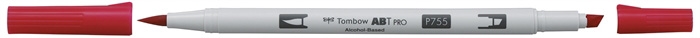 Tombow Marker alkohol ABT PRO Dual Brush 755 red