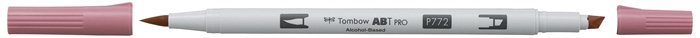 Tombow Marker alkohol ABT PRO Dual Brush 772 dammig ros