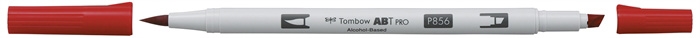 Tombow Marker alkohol ABT PRO Dual Brush 856 red