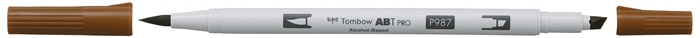 Tombow Marker alkohol ABT PRO Dual Brush 987 brons