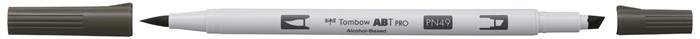 Tombow Marker alkohol ABT PRO Dual Brush N49 grey 8
