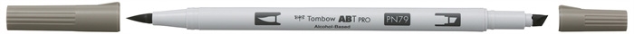 Tombow Marker alkohol ABT PRO Dual Brush N79 grey 2