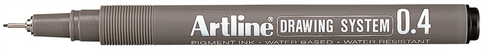 Artline Drawing System 0,4 svart