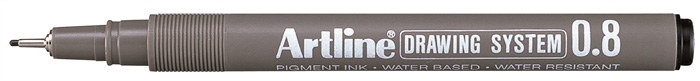 Artline Drawing System 0,8 svart