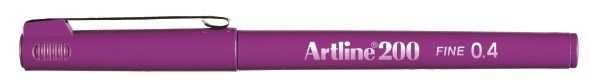 Artline Fineliner 200 Fine 0,4 lila