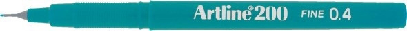 Artline Fineliner 200 Fine 0,4 mörkgrön