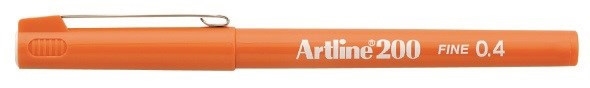 Artline Fineliner 200 Fine 0,4 orange