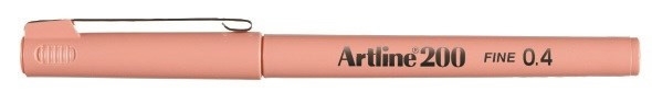 Artline Fineliner 200 Fine 0,4 rosa